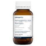 A supplement called Hemagenics Iron Maintain by Metagenics