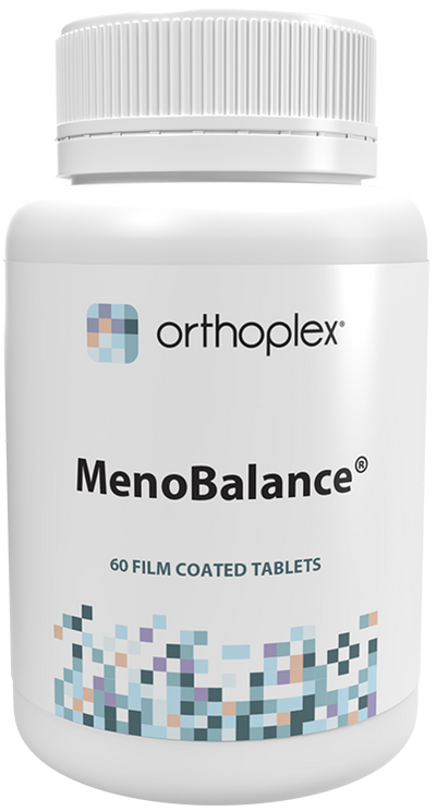 A supplement container of MenoBalance 60t by Orthoplex