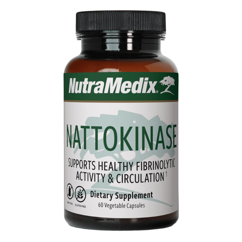 A supplement container of Nattokinase by NutraMedix