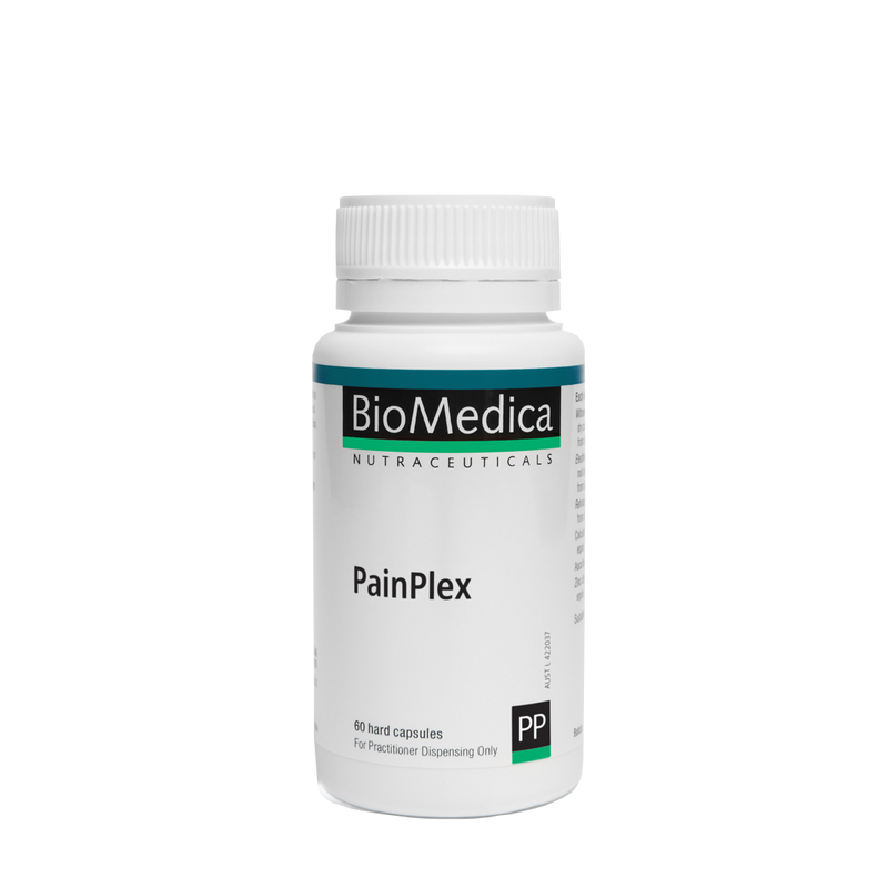 A supplement container of PainPlex by Bio-Medica