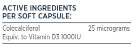 Supplement facts for D3 Supreme - AU