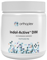 A supplement container of Indol-Active DIM 60g by Orthoplex