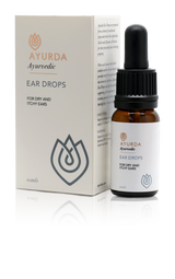 A supplement container of Ear Drops 10ml by Ayurda (Practitioner)