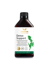 A supplement container of Detox Support by Harker Herbals