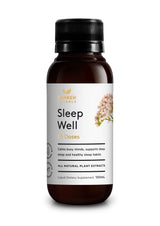 A supplement container of Sleep Well by Harker Herbals