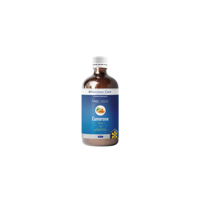 A supplement container of Tumeric Cumerone - 500ml by Nutrition Care