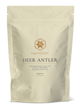 A supplement container of Deer Antler by SuperFeast