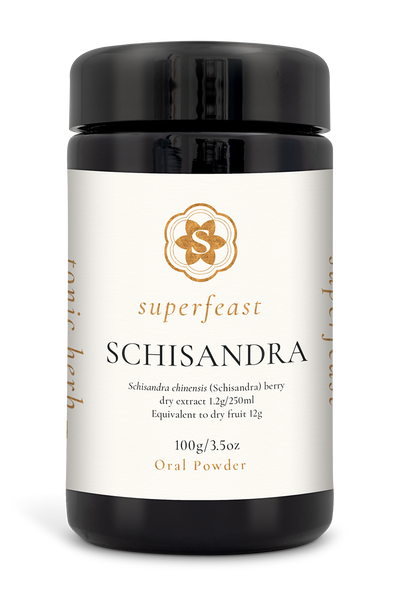 A supplement container of Schisandra by SuperFeast