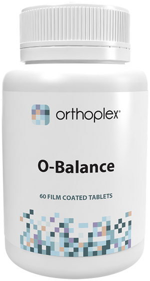 A supplement container of O Balance 60t by Orthoplex