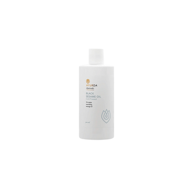A supplement container of Black Sesame Oil - Cold Pressed 500ml by Ayurda (Practitioner)