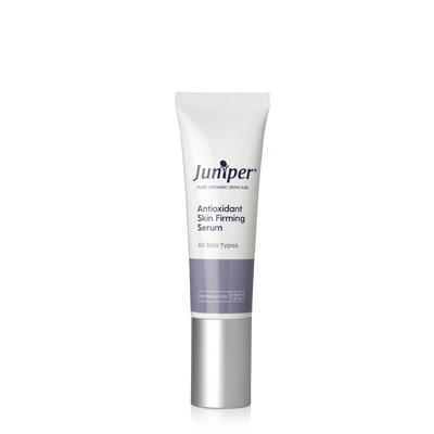 A supplement container of Antioxidant Skin Firming Serum 50ml by Juniper