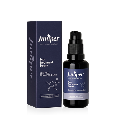 A supplement container of Scar Treatment Serum 30ml by Juniper