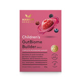 A supplement container of Children's Gut Biome Builder 160g by Harker Herbals