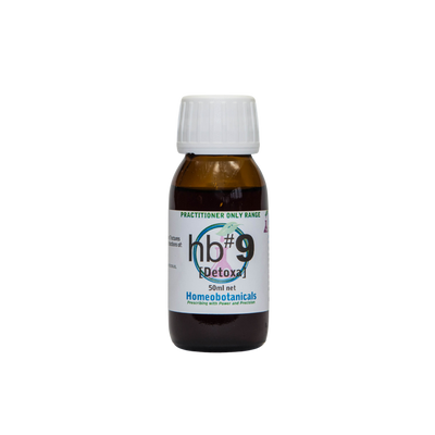 A supplement container of hb#09 Detoxa (Detoxification) 50ml by Homeobotanicals