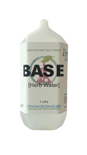 A supplement container of Herb Water Base by Homeobotanicals