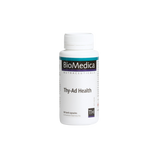 A supplement container of Thy-Ad Health 90 capsules by Bio-Medica