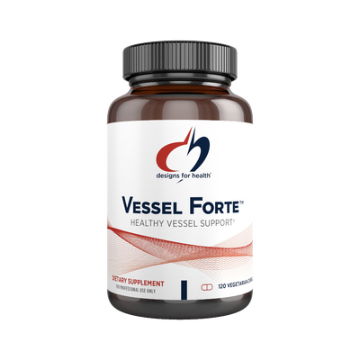 A supplement container of Vessel Forte™ by Designs for Health - USA