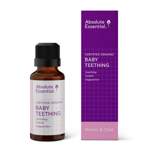 A supplement container of Baby Teething 25ml by Absolute Essential