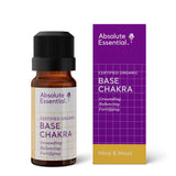 A supplement container of Base Chakra 10ml by Absolute Essential