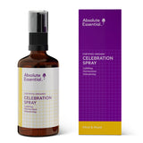 A supplement container of Celebration Spray 100ml by Absolute Essential