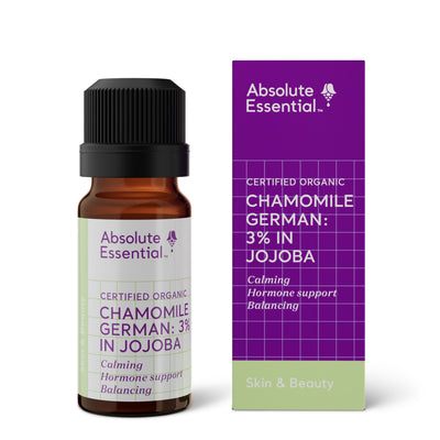 A supplement container of Chamomile German: 3% in Jojoba by Absolute Essential