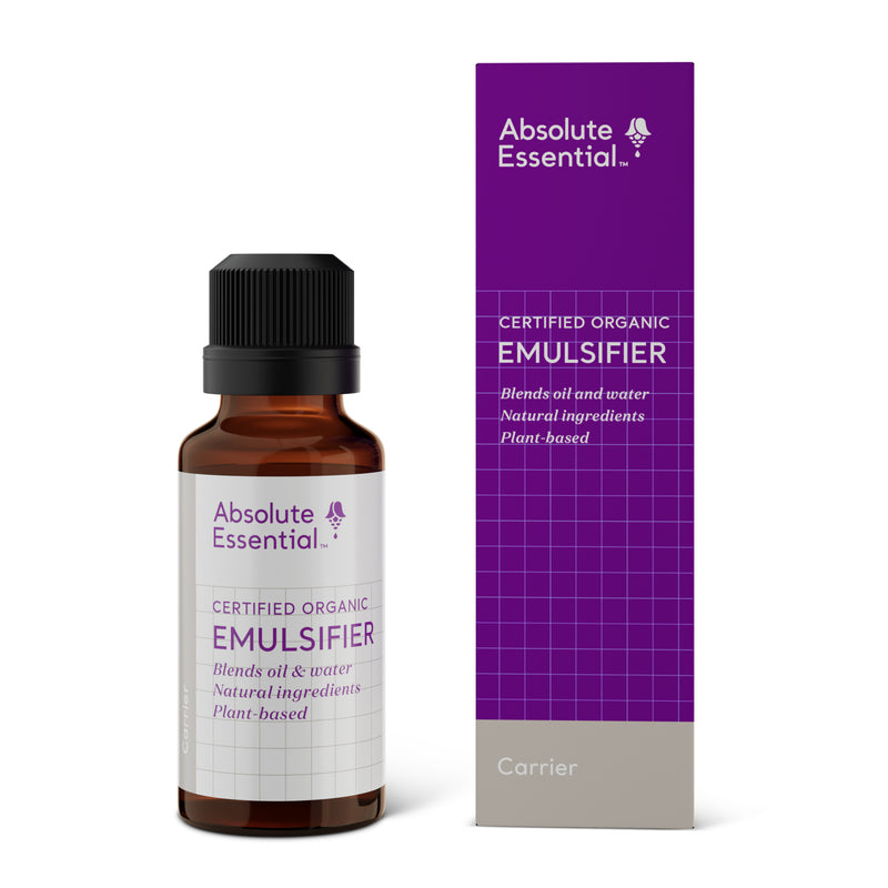 A supplement container of Emulsifier 25ml by Absolute Essential