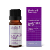 A supplement container of Lavender True by Absolute Essential