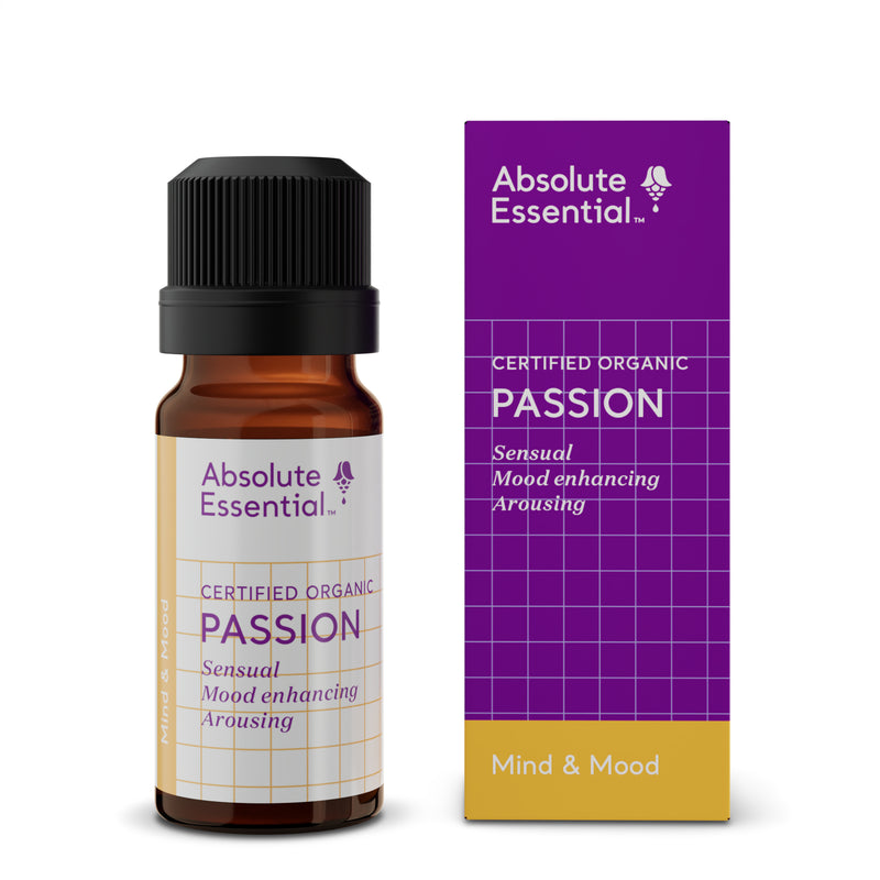A supplement container of Passion 10ml by Absolute Essential