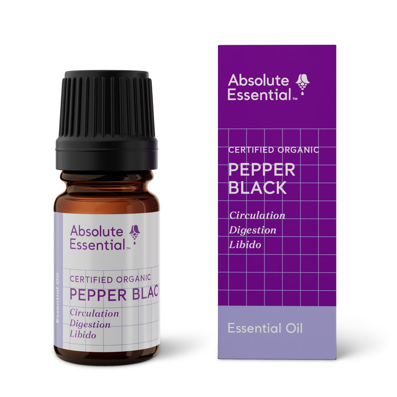 A supplement container of Pepper Black 5ml by Absolute Essential