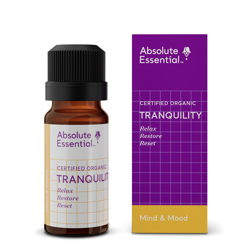 A supplement container of Tranquility 10ml by Absolute Essential