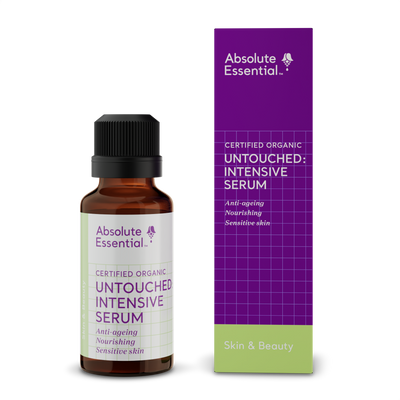 A supplement container of Untouched: Intensive Serum 25ml by Absolute Essential