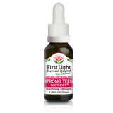 A supplement container of Strong Teen Support (Emotional Strength) 20ml by First Light Natural Health