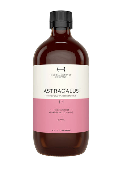 A supplement container of Astragalus 1:1 by Herbal Extract Company