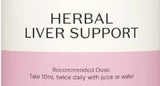 Supplement facts for Herbal Liver Support
