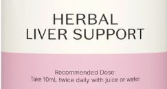 Supplement facts for Herbal Liver Support