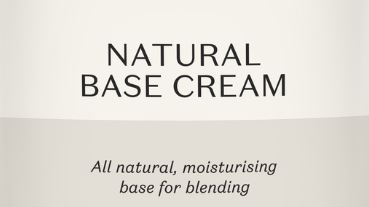 Supplement facts for Natural Base Cream