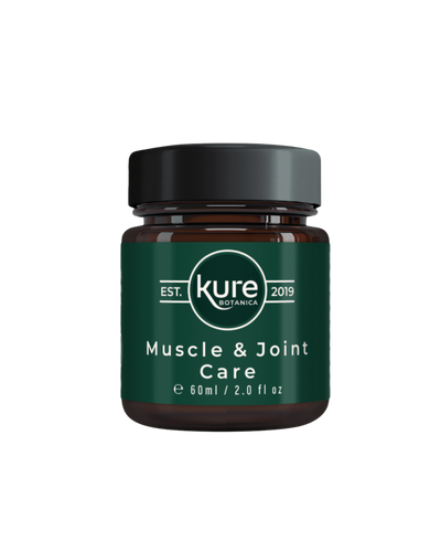 A supplement container of Muscle & Joint Care by Kure