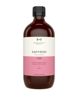 A supplement container of Saffron 1:20 by Herbal Extract Company