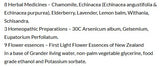 Supplement facts for SleepDrops Night Immune listing ingredients including Arsenicum Album, Ashwagandha (Withania somnifera), Boneset, Chamomile, Echinacea Angustifolia