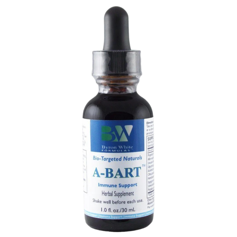 A supplement container of A-BART by Byron White Formulas
