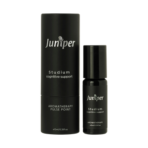 A supplement container of Studium Aromatherapy Blend 10ml by Juniper