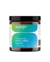 A supplement container of Anti-Uric Salts by Skybright