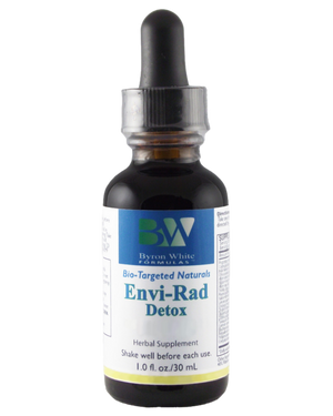 A supplement container of ENVI-RAD by Byron White Formulas