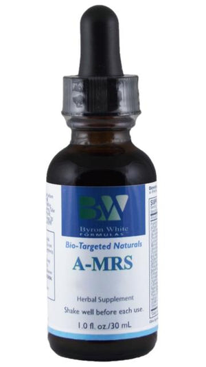 A supplement container of A-MRS by Byron White Formulas