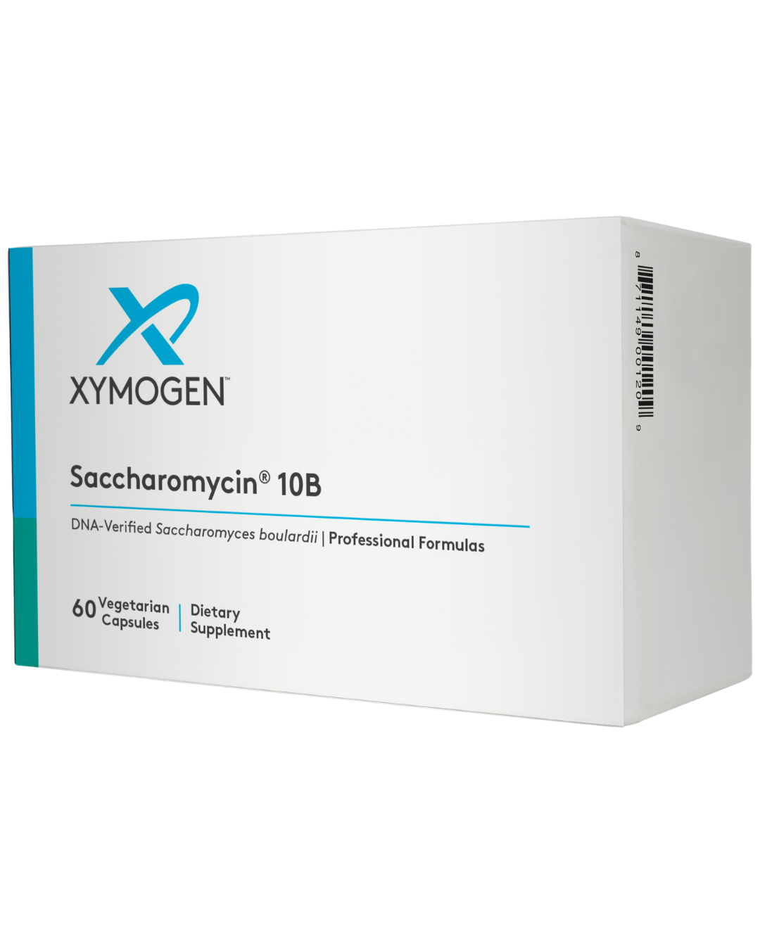 A supplement container of Saccharomycin® 10B by Xymogen