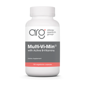 A Supplement container with the name MultiMin by Allergy Research Group.