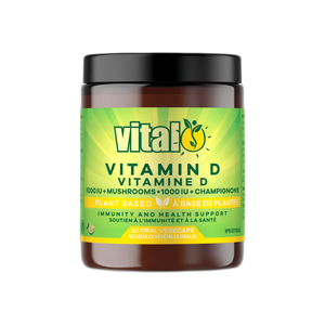 Vital Plant Based Vitamin D + Mushrooms