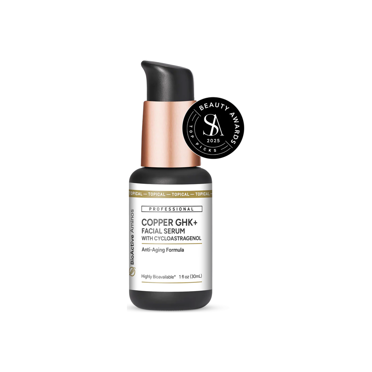 Copper GHK + Facial Serum with Cycloastragenol