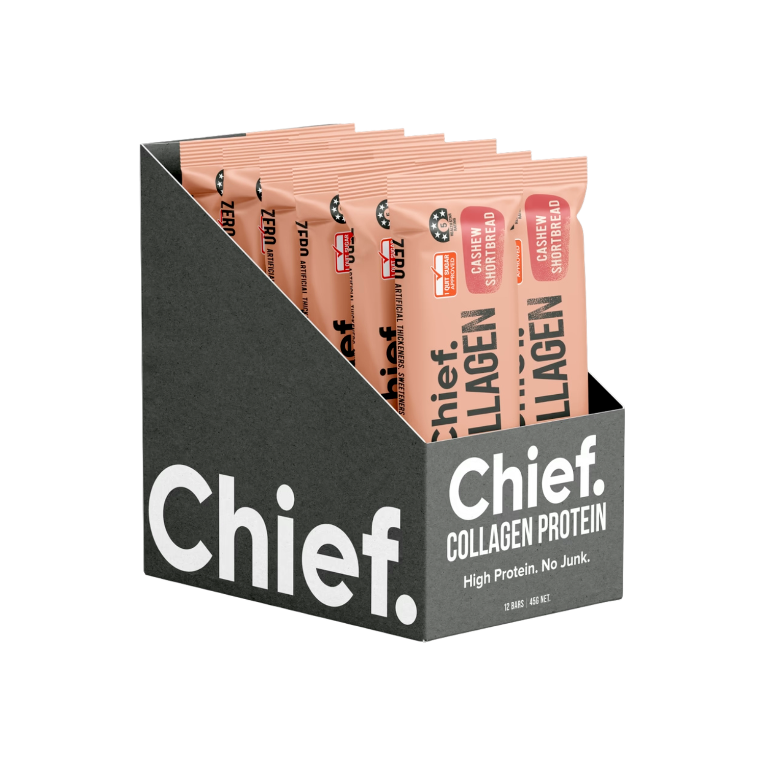 Chief Collagen Protein Bars (Boxes of 12)