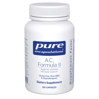 A Supplement container with the name A.C. Formula by Pure Encapsulations.
